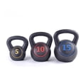 thumbnail image 4 of Pesas Rusas Kettlebells Kit De 3 Pzs Con Base: 5-10-15 Lb, 4 of 4