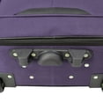 thumbnail image 6 of U.S Traveler Vineyard Fabric Expandable Rolling Luggage Set, Purple, 4-Piece (15/20/22/27), 6 of 7