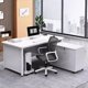 thumbnail image 2 of Standing Storage Office Desk Writing Study Living Room Reception Computer Desks Floor Metal Mesa De Computador Modern Furniture My Lux Decor Round, 2 of 28