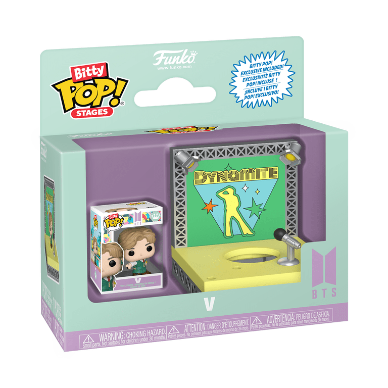 Funko, POP! Stage V Vinyl Mini-Figure, BTS Dynamite V, Collectible
