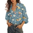 thumbnail image 6 of bovemsi Summer Tops for Women Long Sleeve Lightweight Loose Cotton Cardigan Cover Ups With Pockets Cute Summer Tops, 6 of 6