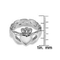 thumbnail image 2 of Coastal Jewelry Stainless Steel Celtic Knot Eternity Claddagh Ring (15mm), 2 of 4