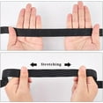 thumbnail image 5 of 3 Rolls 15.5 Yards 0.79 Inch Wide Non-Slip Elastic Ribbon Wave Silicone Elastic Gripper Band Tape Stretch Rubber Straps Belt Waistband for Clothing Garment Sewing Crafts Sports Shorts Black, 5 of 7