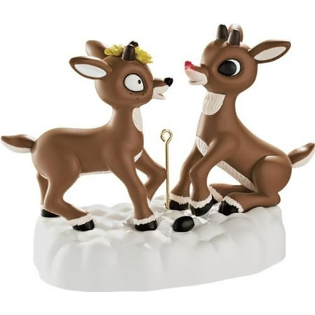 Christmas Heirloom Ornaments - Carlton Cards Heirloom Rudolph and Clarice Light Up Christmas Ornament w/ Sound