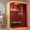 Style 1, variant on MEISSALIVVE Full Spectrum Infrared Sauna,1 Person Home Sauna, Red Cedar Indoor Spa Sauna with Resonance Speaker and Tempered Glass