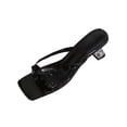 thumbnail image 2 of PiGOGI Women's High Heel Flip Flops Thin Strap Open Toe Crystal Heel Non-Slip Comfortable Party Sandals Plus Size Black 5.5, 2 of 9