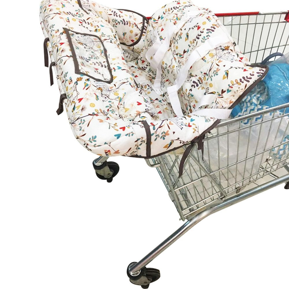 Shopping Cart Cover for Baby, 2in1 High Chair Cover Baby Grocery Cart