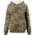 thumbnail image 5 of VBTAPA Oversized Hoodies for Women Leopard Print Hooded Sweatshirt Drop Shoulder Long Sleeve Pullover Hoodie with Kangaroo Pocket Y2K Streetwear Hoody Tops Multicolor XXL, 5 of 7