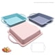 thumbnail image 4 of Molde cuadrado de silicona para decoración de pasteles Inteprter bandeja para hornear Herramientas de cocina DIY Rosa, 4 of 6