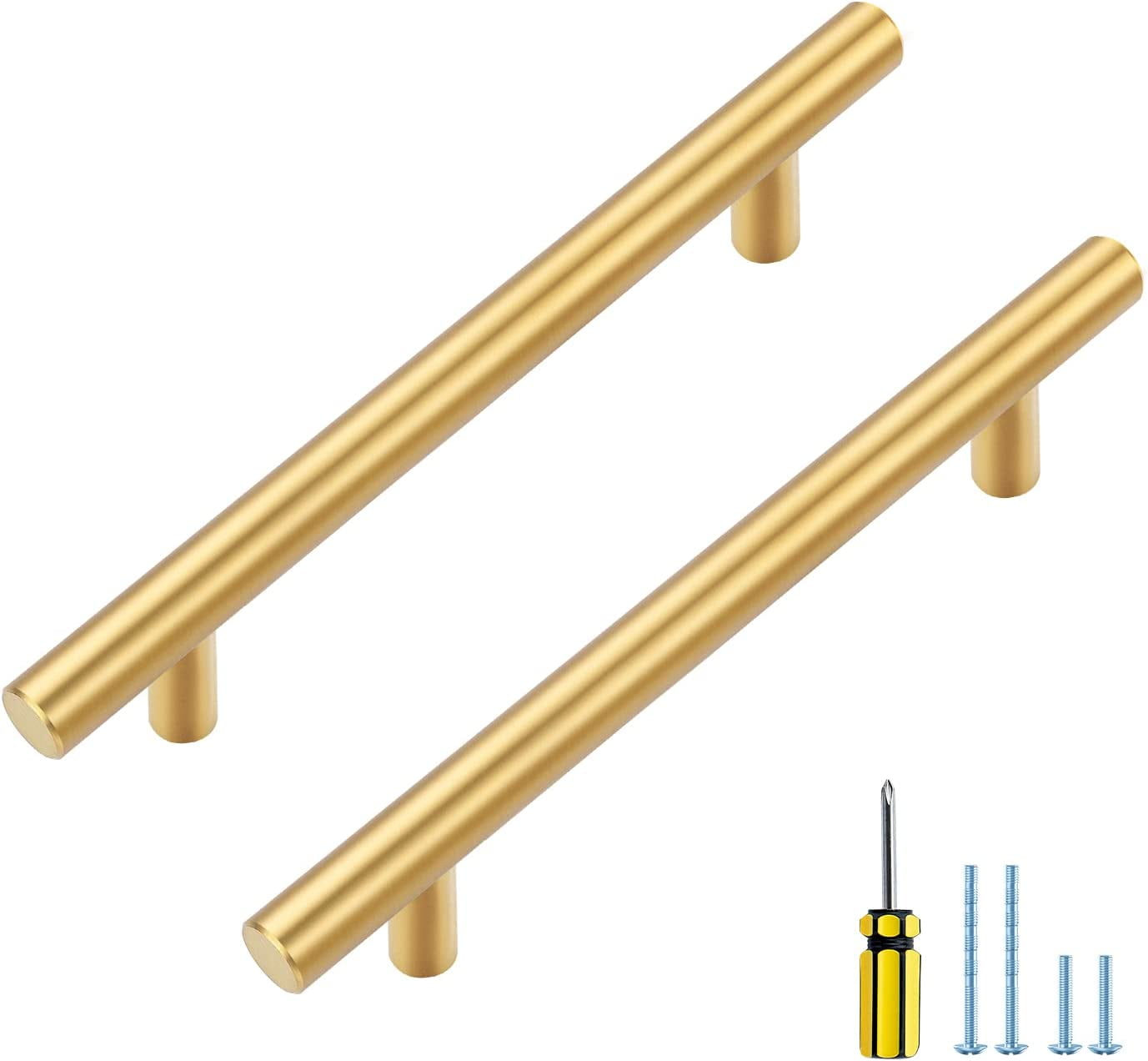Zoizocp 5 Pack 4 inch Gold Handles Kitchen Handles