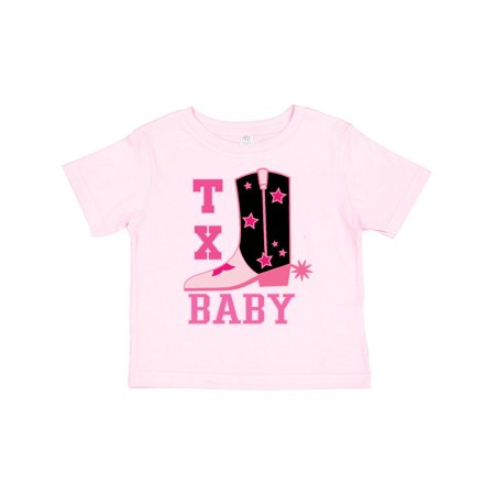 

Inktastic Pink Texas Cowboy Baby Gift Toddler Toddler Girl T-Shirt