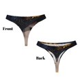 thumbnail image 3 of Fotbe Elegant Lady With Hat Tanga Sin Costuras para Mujer con Estampado – Panties Invisibles, Transpirables y Cómodos para Uso Diario-Medium, 3 of 6
