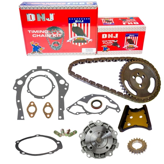 DNJ TK3130WP Timing Chain Kit with Water Pump Fits Cars & Trucks 87-95 Buick 2.8L V6 OHV 12V
