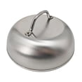 thumbnail image 3 of Cubierta para untar, cúpula para derretir queso para parrillas planas, hamburguesas para interiores y exteriores Mango de metal, 3 of 8