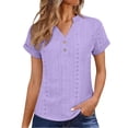 thumbnail image 2 of Womens Summer Tops Fashion Clothes Casual Short Sleeve T Shirts Tops, 2 of 6