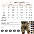 thumbnail image 3 of Men's Summer Multi-Pocket Textured Cargo Shorts Men's Casual Fashion Cargo Shorts, 3 of 5