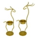 thumbnail image 4 of Candelabros de ciervo de Metal, candelabros decorativos de hierro Retro, candelabros para decoración del hogar, banquete de Festival Oro, 4 of 9