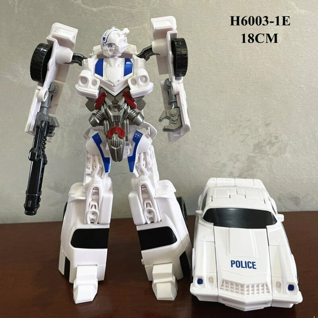 Figura de acción de TransFormers para niños, juguete de transFormación de 18CM, modelo de tanque de coche Robot deFormación clásica, regalo para niños, SH-01F