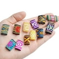 thumbnail image 7 of Dreadlock Beads,15 Pcs Fabric Dreadlock Bead Cloth Braiding Hair Accessories Colorful Hair Tube Beads for Braiding Hair Decoration, 7 of 7