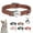 Brown, variant on Didog Personalized Adjustable Leather Cat Collar Custom Kitten Puppy ID Name with Bell