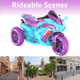 thumbnail image 5 of HNH 12V Ride on Motorcycle, Electric Kids Motorcycle, Powered Ride on Motorcycle for 3-6 Years Old, Colorful, 5 of 12