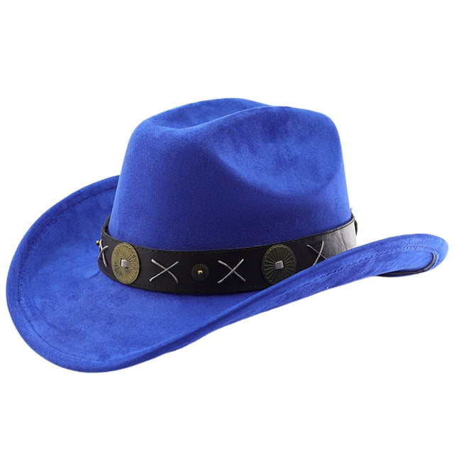 Western Style Cowboy Hat Curved Brim Ideal For Outdoor Adventure Travel Riding And Everyday Use