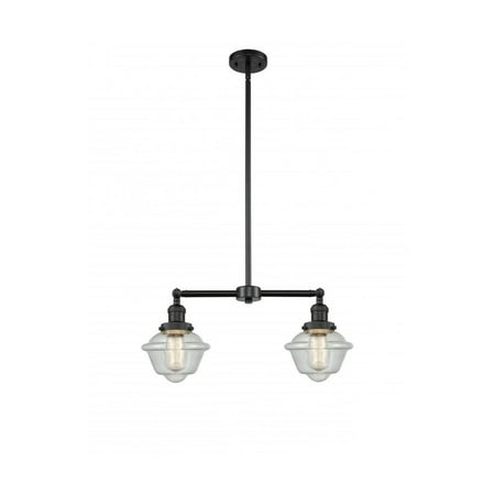 

Matte Black Tone Chandeliers 24 Wide Steel/Cast Brass/Glass Medium Base LED 2 Light Fixture