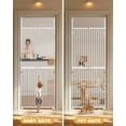 thumbnail image 4 of "NAIZEA Extra Tall Cat Gate, 75 Inch, Adjustable 29.5-32"" Wide, No Drilling, Walk Through Safety Gate for Pets", 4 of 10