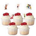 thumbnail image 5 of 32 Pcs For Tinkerbell Cartoon-Themed Birthday Decorations and Party Favors Set – Includes Backdrop, Cake Topper, 12 Cupcake Toppers, and 18 Balloons for Celebration Events, 5 of 5