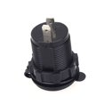 thumbnail image 2 of Reemplazo del encendedor de cigarrillos del coche de la pantalla Digital del voltaje del cargador del coche del USB dual universal para la motocicleta del coche de 12V / 24V Jumpingount DZ4100-03B, 2 of 2