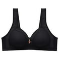 thumbnail image 2 of Everyday Bras for Women Athletic Bra Compression Bras Padded Underwire Bra Full Support Sports Bras for Women Womens plus Size Bras Lightweight Sports Bras for Women Women's Bras Push up Black 36, 2 of 3
