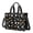 Black Halloween Ghosts Pumpkins and Bones, variant on Black Halloween Ghosts Pumpkins and Bones Canvas Messenger Tote Bag, Nurse Handbag with Multi Pockets & Removable Strap, Large Capacity Gifts for Work Travel Shopping