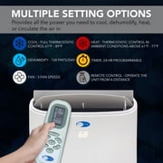 Whynter ARC-147WFH 14000 BTU Air Conditioner, Dehumidifier, Heater and Fan for 500 sq ft