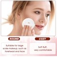 thumbnail image 3 of 6 PCS Setting Powder Puff, 2 Inch Small Round Makeup Powder Puff Pads with Ribbon Soft Velour Eye Shadow Puff Cosmetic Foundation Blender Sponge Beauty Makeup Tools for Loose Powder & Liquid Cosmetic, 3 of 5