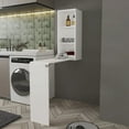 thumbnail image 6 of Modern White Folding Table with Storage - Ample Space for Every Need, 6 of 7