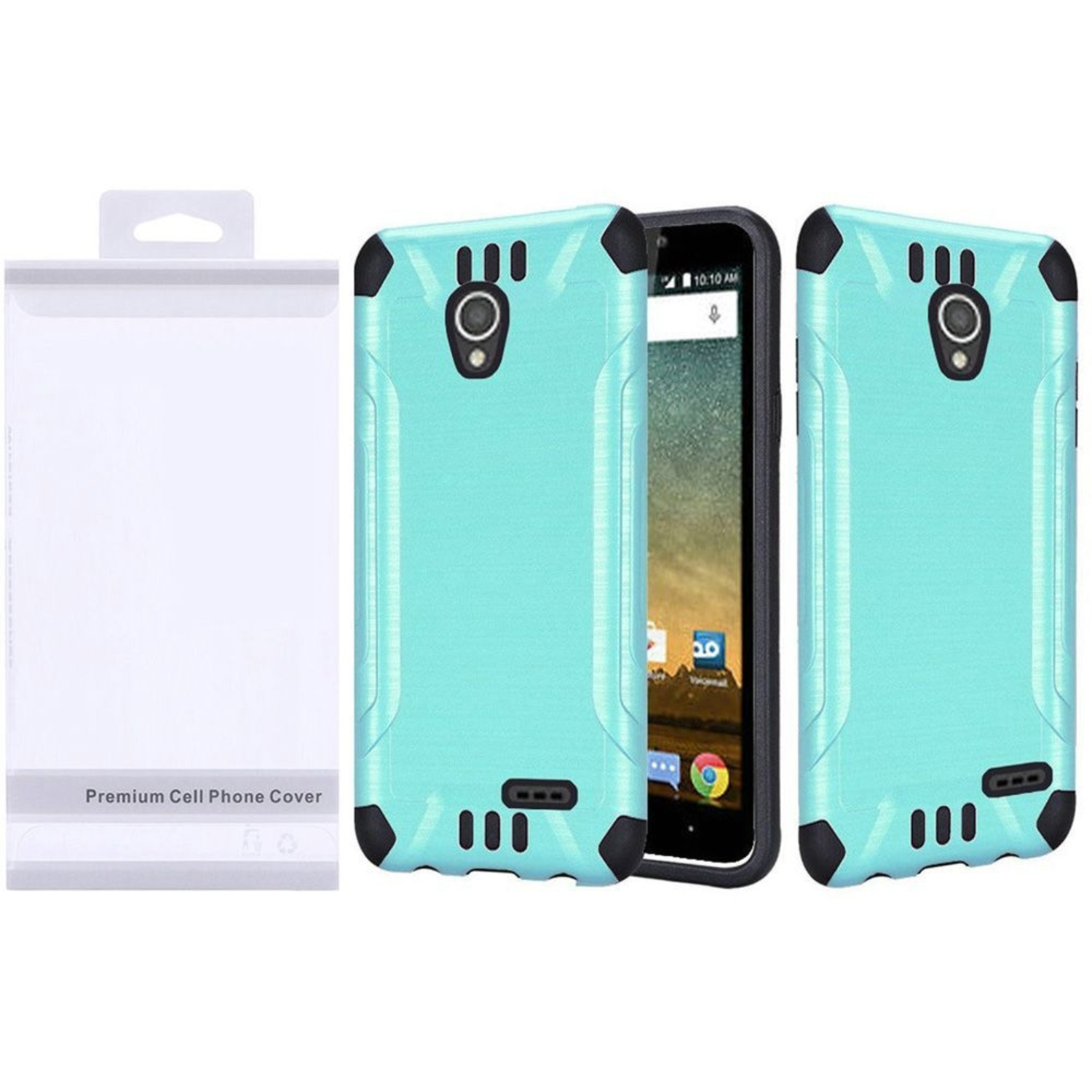 ZTE Prestige 2 phone case, by Insten Slim Armor Dual Layer [Shock