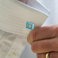 thumbnail image 2 of Smile S'More Funny Humor Square Cufflink Set - Silver or Gold, 2 of 6