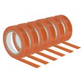 thumbnail image 1 of Unique Bargains 32.8Ft Tennis Racket Badminton Racquet Grip Finishing Tapes, Orange 6 Pack, 1 of 5