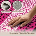 thumbnail image 6 of ODIKA Leopard Print Zebra Patchwork Abstract Interlocking Stripes Geometric Pet Friendly & Kids Safe Play for Playroom, Bedroom, Reading Nook, 6 of 7