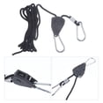 thumbnail image 3 of 4pcs Adjustable Heavy Duty Rope Hanger Reinforced Metal Internal Gears Ratchets for Growing Light Fixtures, 3 of 8