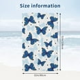 thumbnail image 4 of Butterfly Large Beach Towel - Plush Thick Cotton Pool Towel, Adult Beach Towels, 4 of 16