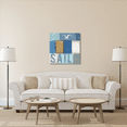 thumbnail image 3 of Global Gallery's 'Beachscape Collage V' By Michael Mullan Stretched Canvas Wall Art, 3 of 4