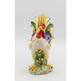 thumbnail image 4 of Ceramic Blue Rooster Figurine 7.5x5.5x10.875 Kitchen Farmhouse Gift, 4 of 5