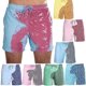 thumbnail image 1 of Men's Quick-Drying Color-Changing Temperature-Sensitive Swim Shorts, 1 of 5