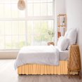 thumbnail image 4 of MesaSe Ruffled Grey King Size Bed Skirt  Dust Ruffle for King Bed with 15” Drop  Soft and Solid Microfiber  Classic Style  California King  Silver Gray Bedskirts, 4 of 6
