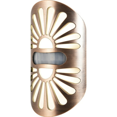 Oil Rubbed Bronze Motor GE CoverLite LED Plug-In Night Light with Motion-Activated Boost, Peacock Design, Oil-Rubbed Bronze, 37261 ()