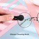 thumbnail image 3 of Mini cepillo para gafas de dos carastoallitas para gafaslimpiador de gafas (negro) Wdftyju  Para estrenar, 3 of 8