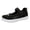 Black#01, variant on Women's Orthopedic Shoes Woven Wide Arch Support Slip-On Orthowalk Sneakers Casual Breathable Soft Anti-Skid Sports Footwear 7.5&Silver