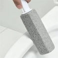 mtvxesu Toilet Cleaning Brush, ExtraLong Handled Pumice Stone Toilet Cleaning Brush with