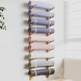 thumbnail image 1 of Home Gym Storage Rack - Yoga Mat Storage Rack - Multipurpose Workout Equipment Storage Organizer Holder For Dumbbells, Kettlebells, Roller, 1 of 8